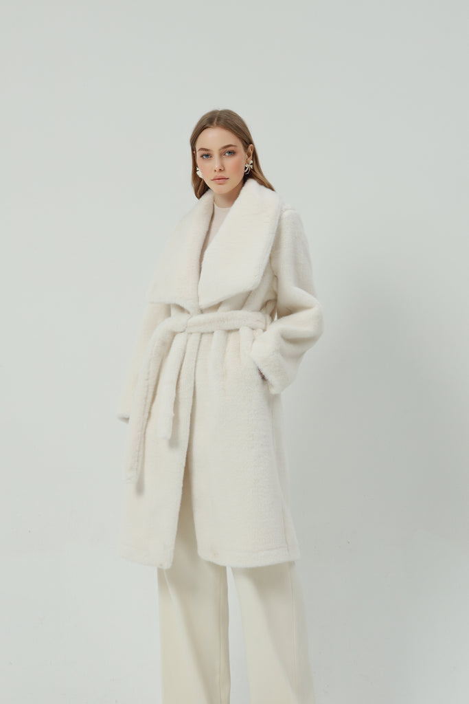 Manteau Long Fourrure Vegan Gaby